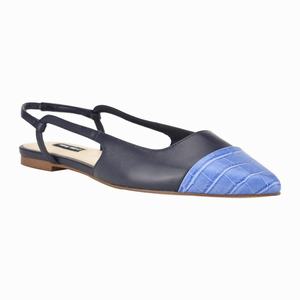 Nine West Babee Slingback Pointy Toe Ballerina Schoenen Blauw Nederland | HGA-543071